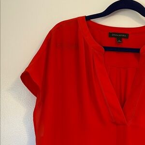 Banana Republic Women's Red blouse